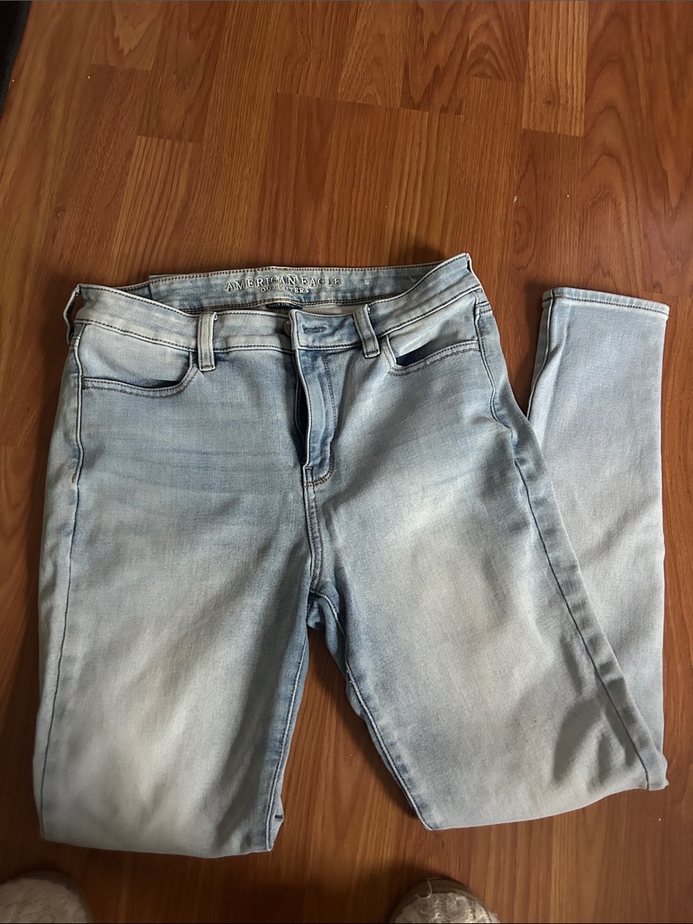 American Eagle Outfitters Light Blue Skinny Jeans